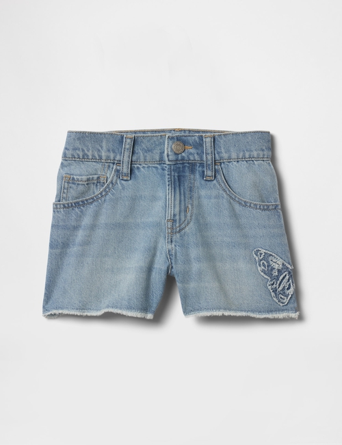 Kids Low Rise Stride Denim Shorts