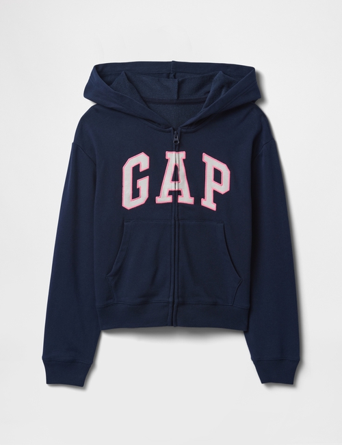 Kids Relaxed Gap Logo Zip Hoodie