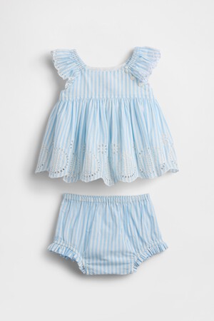Baby Eyelet Outfit Set