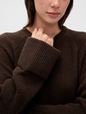 CashSoft Shaker-Stitch Boyfriend Sweater