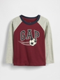 V-FRCH LS LOGO RAGLAN T