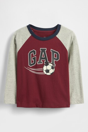 V-FRCH LS LOGO RAGLAN T