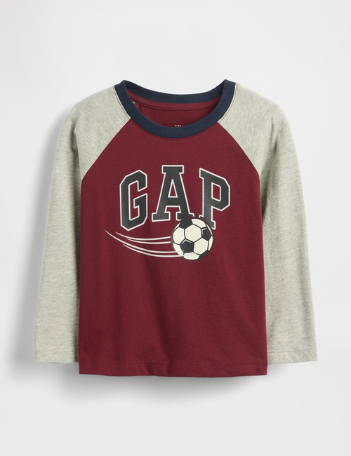 V-FRCH LS LOGO RAGLAN T