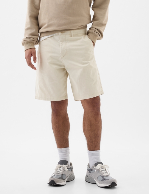 9" Essential Khaki Shorts