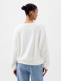 Gap Arch Logo Puff Sleeve Sweatshirt