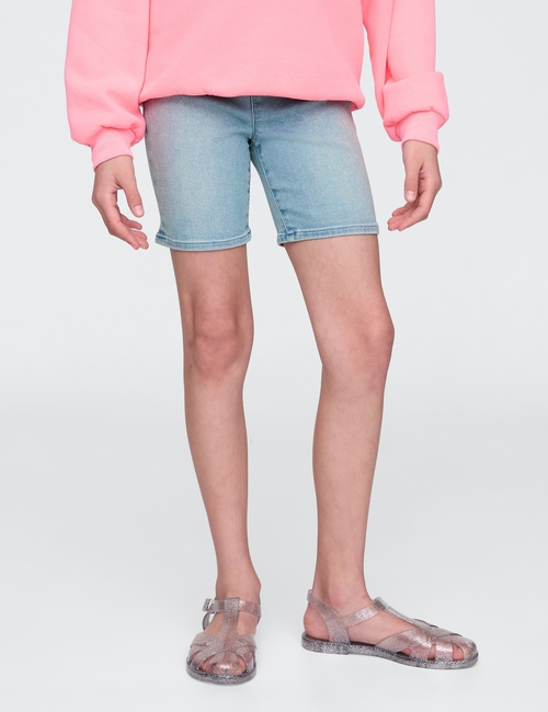 Kids Denim Bike Shorts