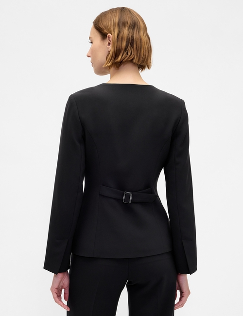 Collarless Blazer