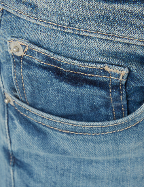 True Skinny Mid-Rise Jeans