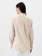 Classic Poplin Ruffle Shirt
