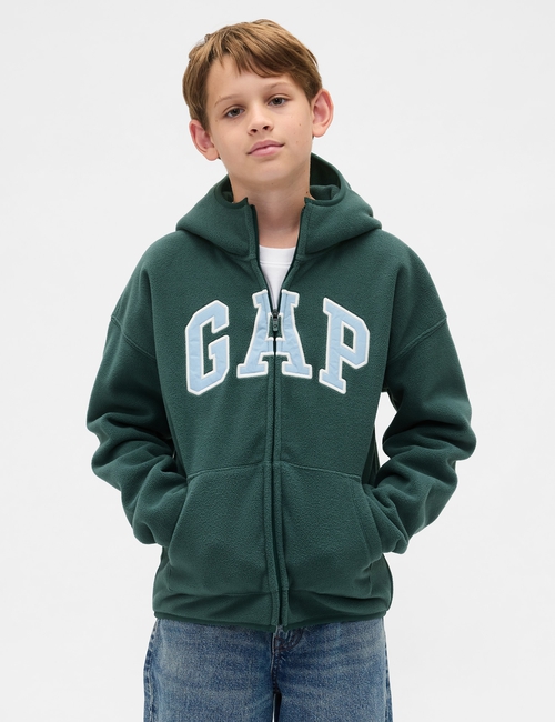 Kids VintageSoft Logo Zip Hoodie