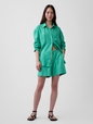 Linen-Blend Easy Shorts
