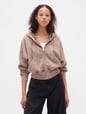 VintageSoft Full-Zip Wedge Hoodie