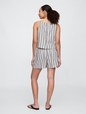 4" Mid Rise Pull-On Linen-Blend Shorts