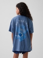 3PL SS EXTRA RELAXED TUNIC TEE_CAREBEARS