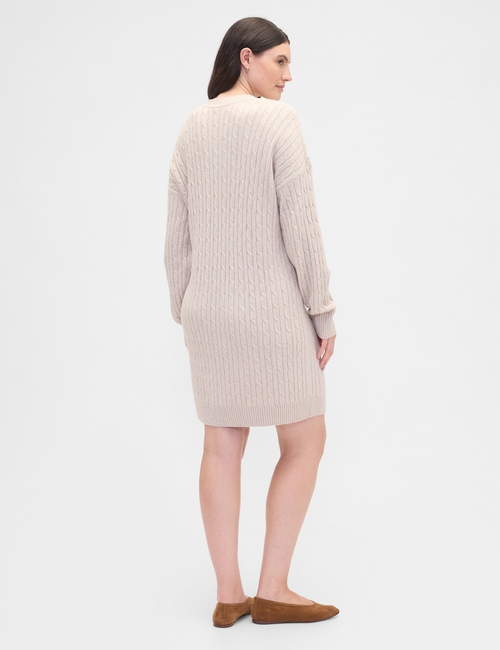 CashSoft Relaxed Crewneck Sweater Mini Dress