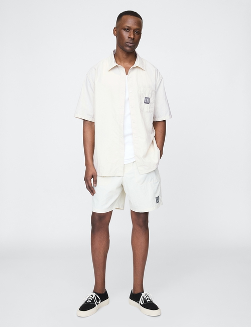 100% Recycled Relaxed Nylon Shirt
