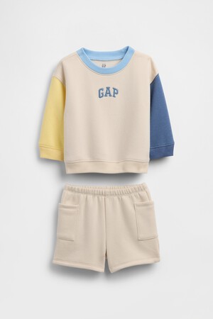 LS ACT CREW CARGO SHORT SET