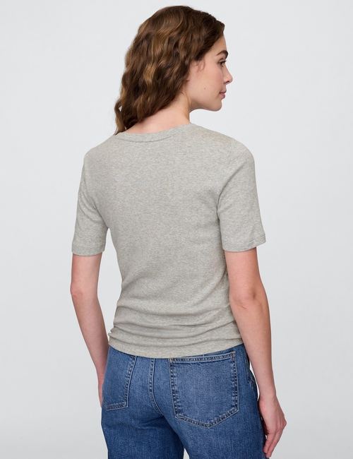Favorite Ribbed Crewneck T-Shirt