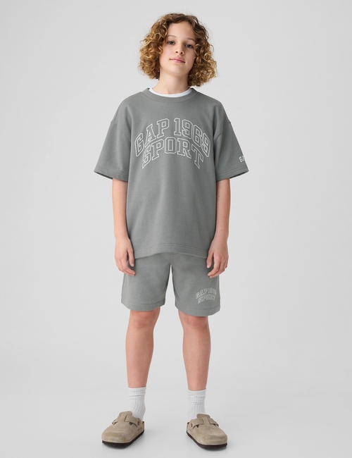 Kids Gap 1969 Logo Graphic Short Sleeve Sweatshirt