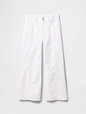 Kids High Rise Stride Wide-Leg Ankle Jeans