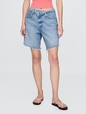 8" Mid Rise '90s Loose Denim Bermuda Shorts