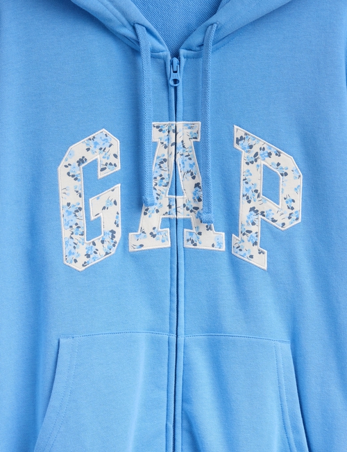 Relaxed Gap Logo Zip Hoodie