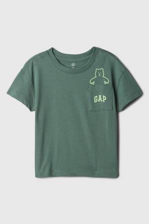 babyGap Brannan Bear Logo Pocket T-Shirt