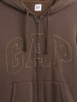 Relaxed Gap Logo Sherpa-Lined Zip Hoodie