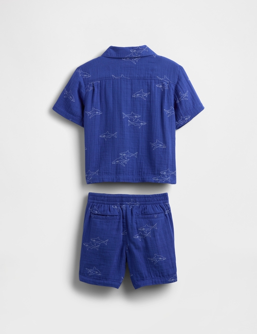 Baby & Toddler Crinkle Gauze Cabana Set