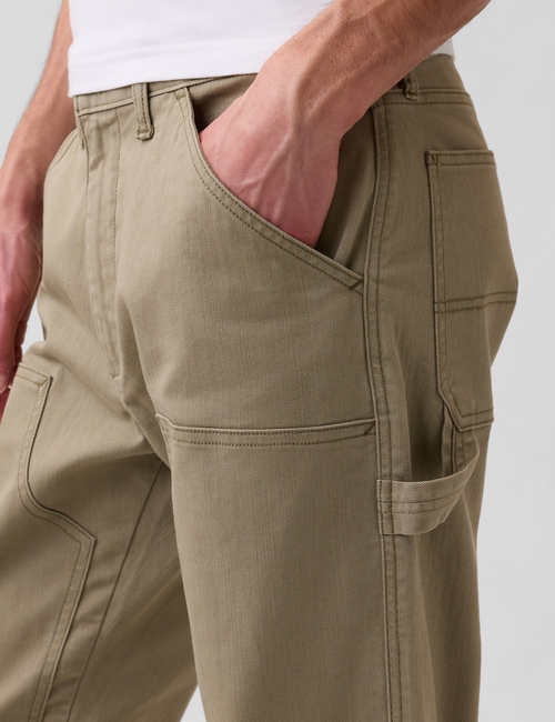 Distressed Straight Carpenter Jeans