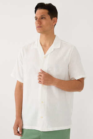 Linen-Blend Vacay Shirt in Standard Fit