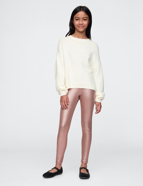 Kids Metallic Leggings