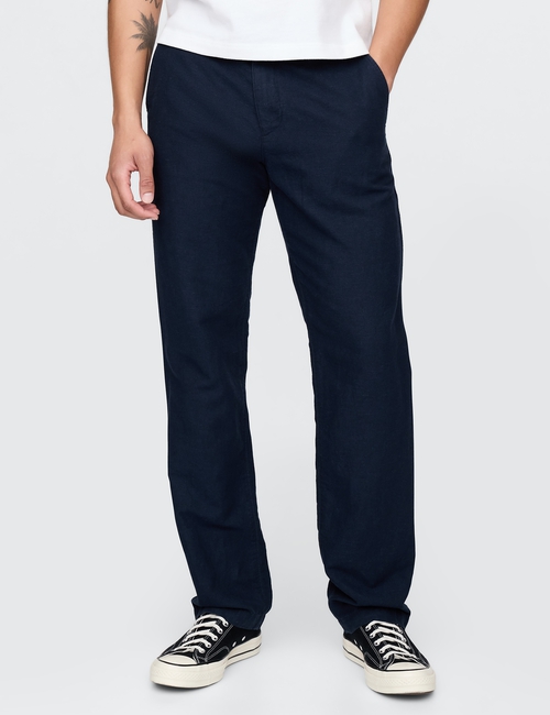 Linen-Cotton Khakis