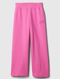 Kids Gap Logo Wide-Leg Sweatpants