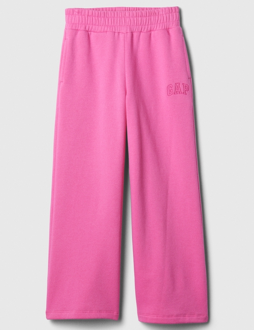 Kids Gap Logo Wide-Leg Sweatpants