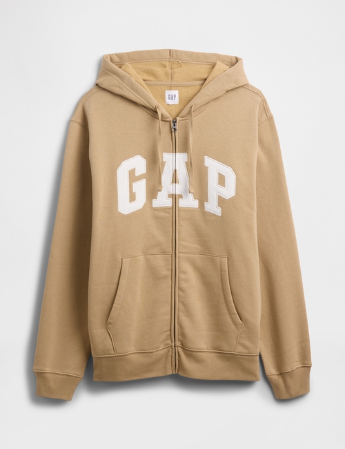 Relaxed Gap Logo Zip Hoodie