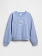 Gap × Summer Fridays Oversized Raglan Logo Sweatshirt