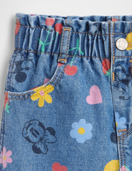 babyGap × Disney Paperbag Mom Jean Shorts