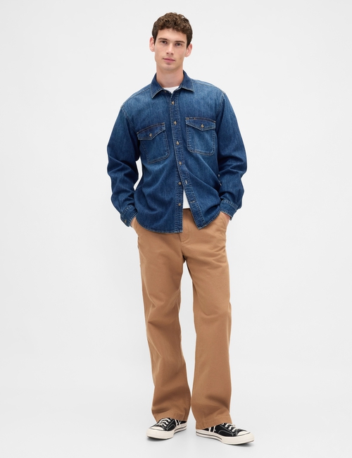 Canvas '90s Loose Carpenter Pants