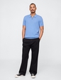 Crochet Polo Shirt