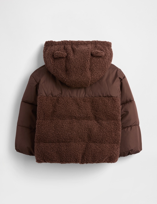 Baby & Toddler Recycled Sherpa Bear Puffer Jacket