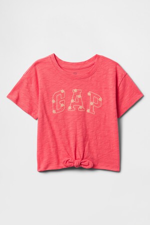 Baby & Toddler Tie-Front Logo T-Shirt