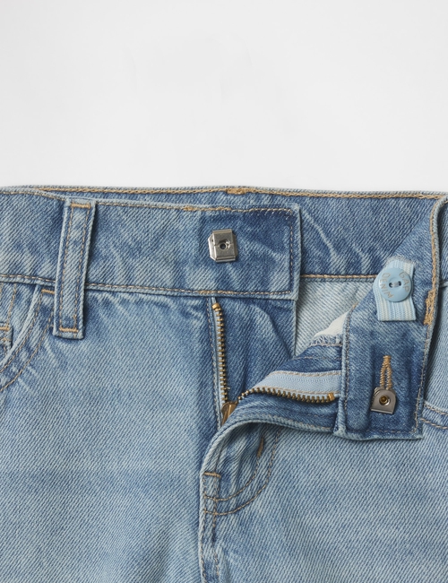 Kids Low Rise Stride Denim Shorts