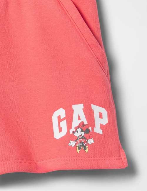 GapKids | Disney Mickey Mouse Relaxed Logo Pull-On Shorts