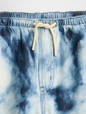 Kids UltraSoft Denim Tie-Dye Easy Baggy Pants