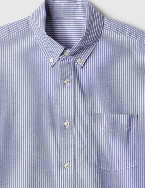Stretch Poplin Shirt in Standard Fit