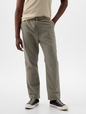 Linen-Cotton Pull-On Pants