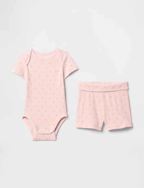 Baby Grow-With-Me TinyRib Outfit Set