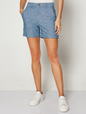 5" High Rise Chambray Shorts