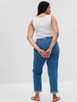 Mid Rise Easy Pull-On Jeans